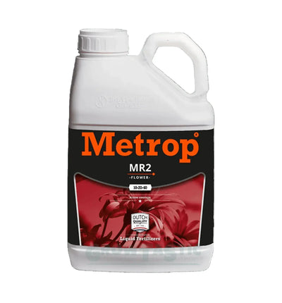 Metrop MR 2 Dünger in 250 ml Flasche, ideal für Pflanzenpflege, mit klarer Beschriftung auf der Flasche sichtbar