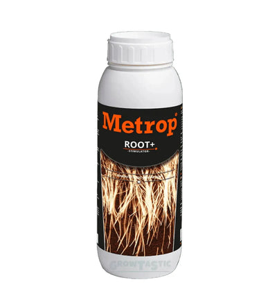 Metrop ROOT+ Wurzelstimulator Dünger in 250 ml Flasche, fördert kräftiges Wurzelwachstum bei Pflanzen.