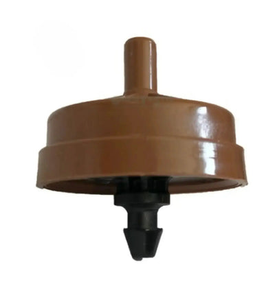 Netafim Bewässerungssystem mit Druckreduzierventil und Bewässerungsspinne, 30 mm x 55 mm, für effiziente Gartenbewässerung.