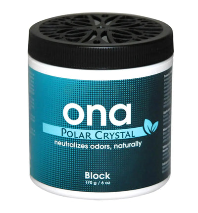 ONA Polar Crystal Geruchsneutralisationsblock, 170 g, neutralisiert Gerüche effektiv, klare Kristallstruktur, von Ona.