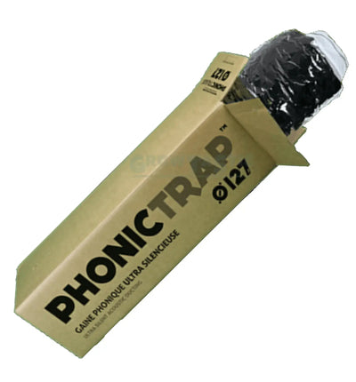 Lüftungsschlauch Phonic Trap Ultra Silent, 100 mm Durchmesser, 3 Meter lang, flexible und schallgedämmte Lüftungsschlauch