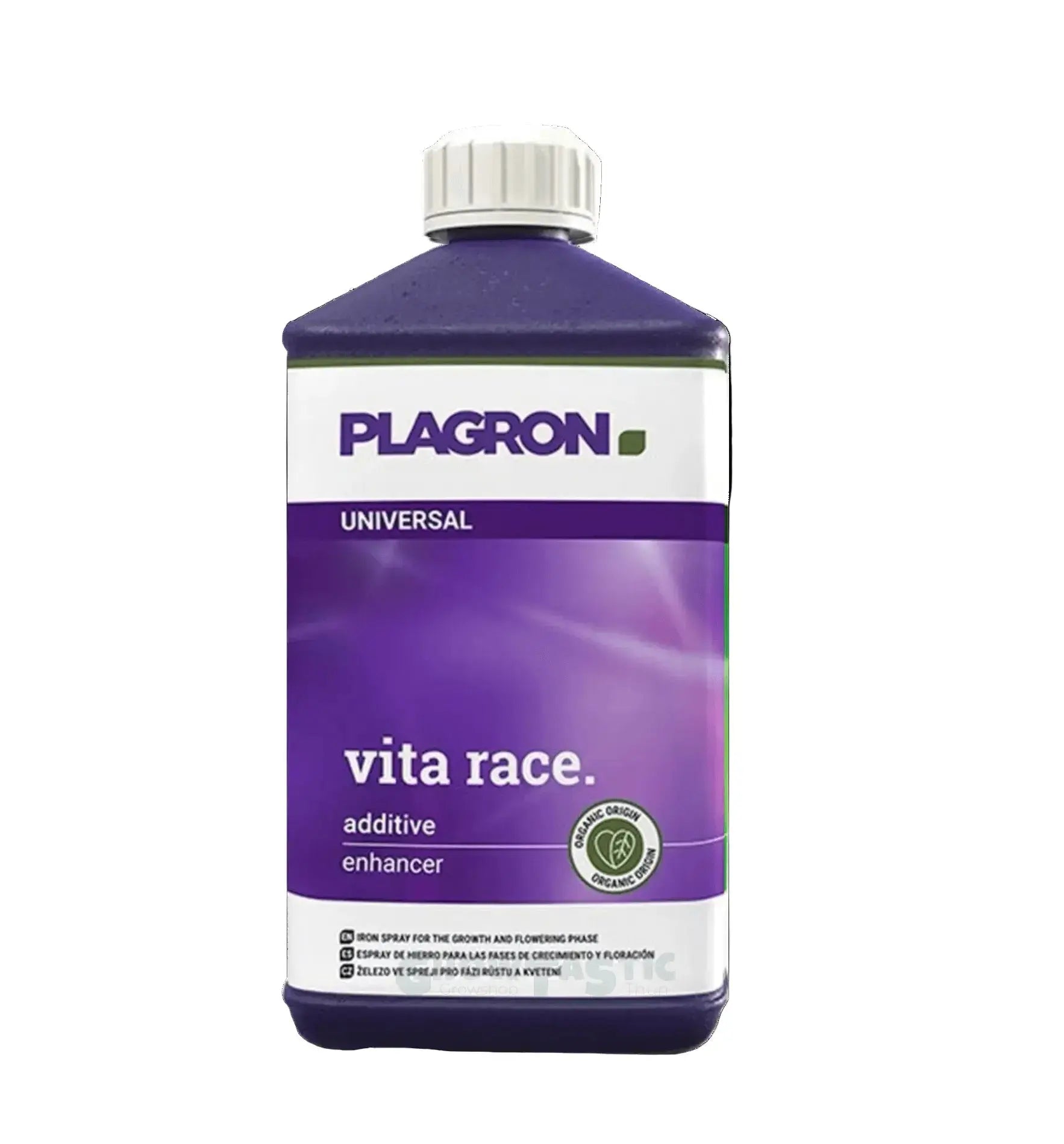 Plagron Vita Race Dünger-Flasche, 250 ml, natürliche Nährstoffmischung für gesunde Pflanzenwachstum