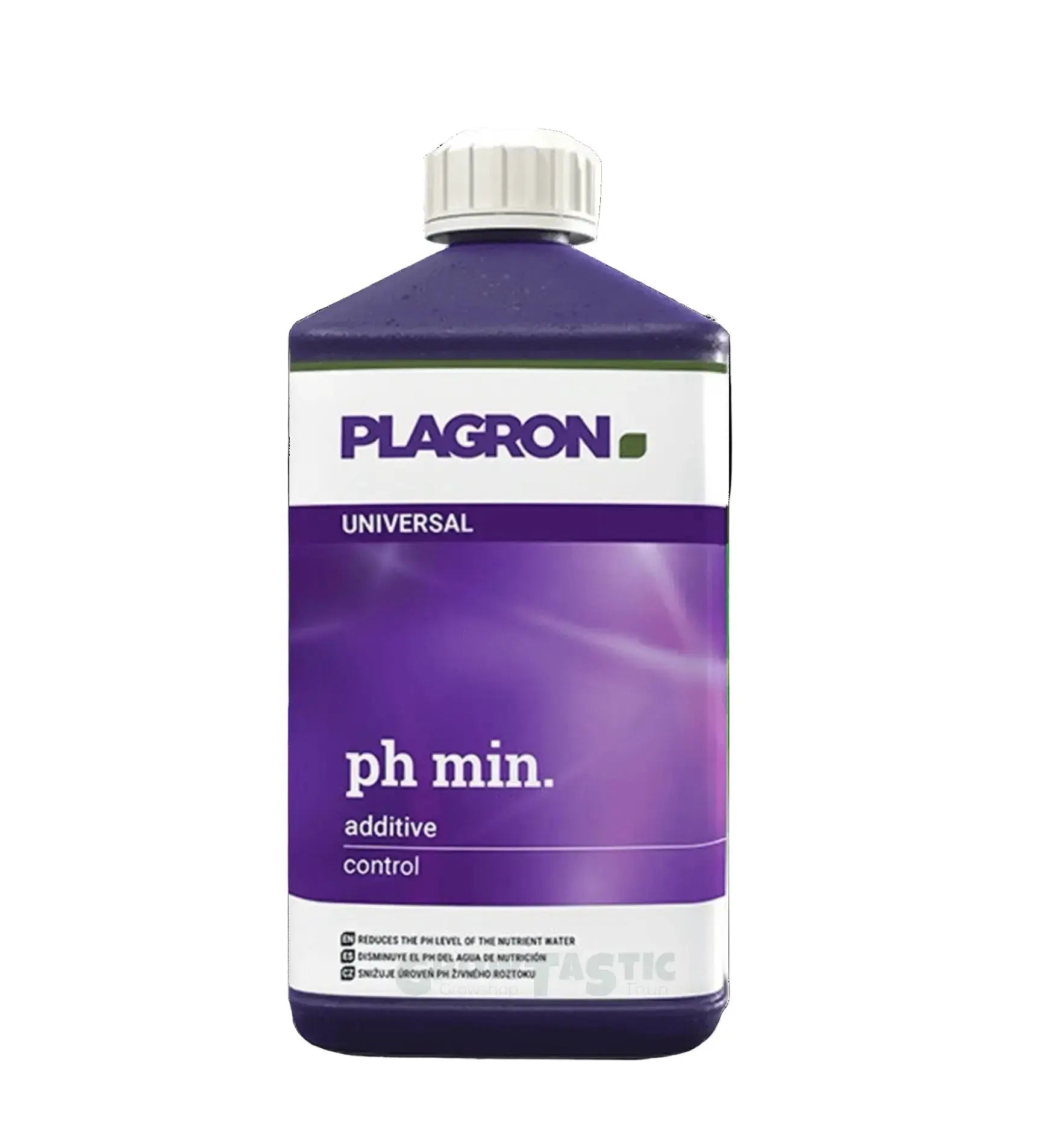 Plagron pH Minus 59% Korrekturflüssigkeit, 500 ml Flasche zur pH-Regulierung in der Pflanzenzucht