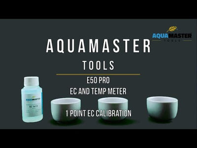 Aquamaster Tools EC Temp meter E50 Pro Video Kalibration