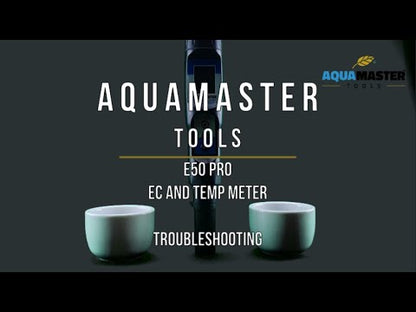 Aquamaster Tools EC Temp meter E50 Pro Video Problembehandlung