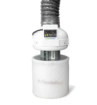 Prima Klima Abluftventilator mit Temperatursteuerung, 100 mm, 280 m³/h, für effektive Belüftung in Räumen