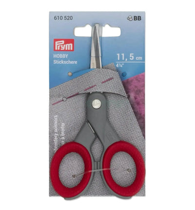 Prym Stickschere Hobby, scharfe Schere zum Basteln und Nähen, mit ergonomischem Griff für präzises Schneiden.
