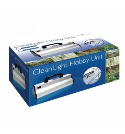 Mechanische Pflanzenschutzlampe CleanLight UVC von Pure Factory, zeigt die kompakte UV-C-Lampe für den Pflanzenmaxschutz.