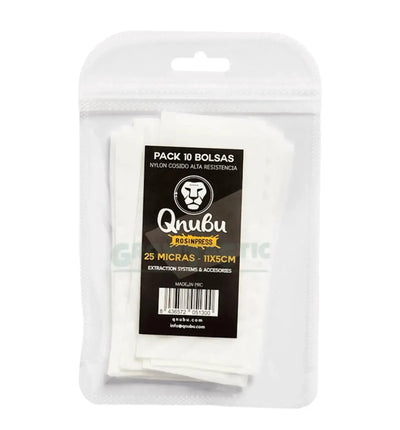 Qnubu Rosin Press Beutel, 10er Pack, Extraktionszubehör, 11x5 cm, für effiziente Rosin-Extraktion, hochwertiges Material