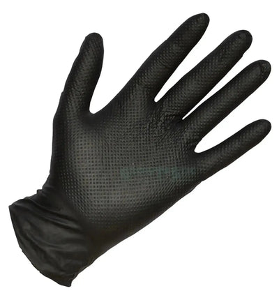 Qnubu Professional Diamond Nitril Handschuhe, blaue medizinische Handschuhe aus Nitril, glatt und elastisch.