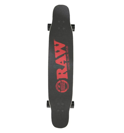 RAW® Longboard Dancer Skateboard mit Holzdeck, weichen Rollen und Griptape für vielseitiges Cruisen und Tanzen auf Straßen