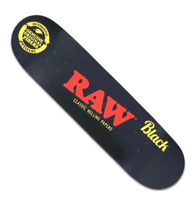 RAW Street Skateboard mit Camo- und Schwarzdesign, 8,5 Zoll, robustes Skateboard für Street und Tricks