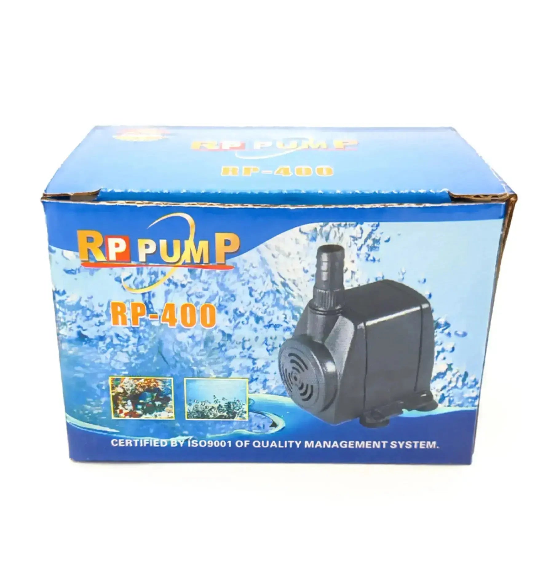 RP Remmers Pompen Wasserpumpe RP 400, Zirkulationspumpe für effiziente Wasserzirkulation, sichtbar mit Anschluss und Gehäuse.