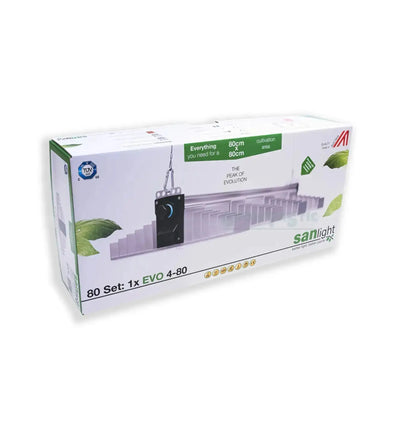 Sanlight EVO LED Pflanzenleuchte Set 4-80 1.5, energiesparende LED-Beleuchtung für Pflanzen, mit modernem Design