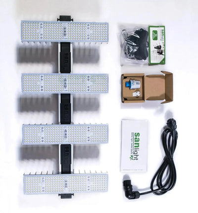 Sanlight EVO LED Pflanzenleuchte Set 4-80 1.5 für optimale Pflanzenbeleuchtung, energiesparende LED-Leuchte von Sanlight