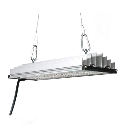 Sanlight Stixx LED 50 Pflanzenleuchte, kompakte LED-Leuchte für Pflanzenwachstum, mit weißem Gehäuse und modernem Design.