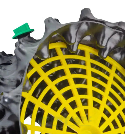 Schwarzer Air-Pot® Komplett Pflanztopf von Superoots, 1 Liter, rund, mit luftdurchlässigen Wänden, ideal für gesunde Pflanzenwurzeln.
