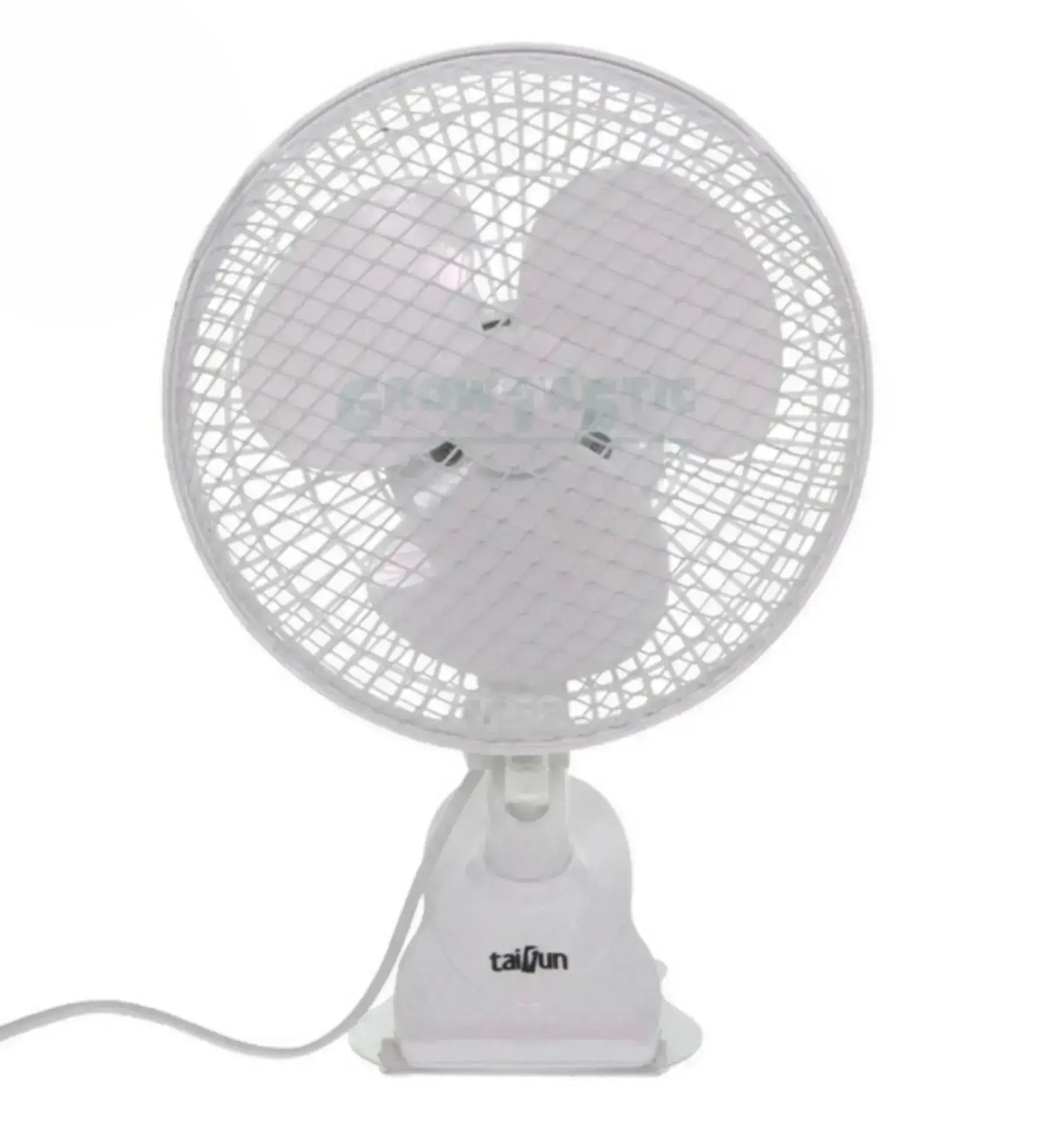 Taifun Oszillierender Clip-Ventilator, 18 cm, mit flexiblem Clip für kühlenden Luftstrom auf Schreibtisch oder Tisch.