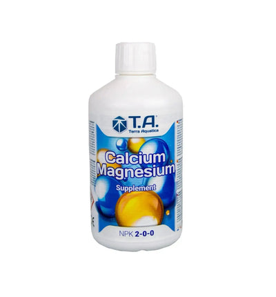 Flasche mit 1 Liter Terra Aquatica Calcium Magnesium Dünger für Pflanzen, enthält Kalzium und Magnesium für gesundes Wachstum