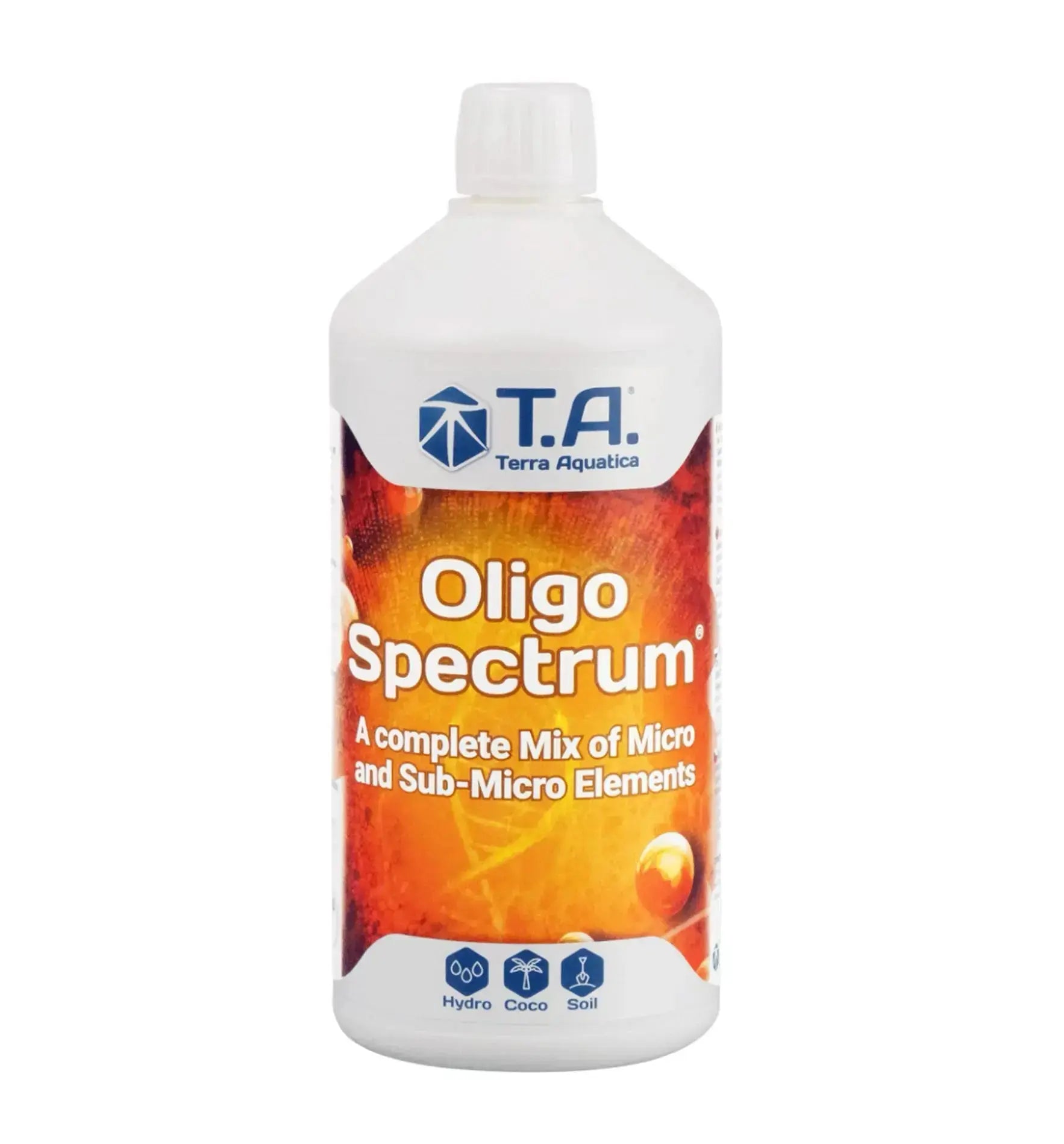 Terra Aquatica Oligo Spectrum® Dünger in 1-Liter-Flasche, flüssiger Pflanzendünger für gesunde Pflanzen, Terra Aquatica Marke
