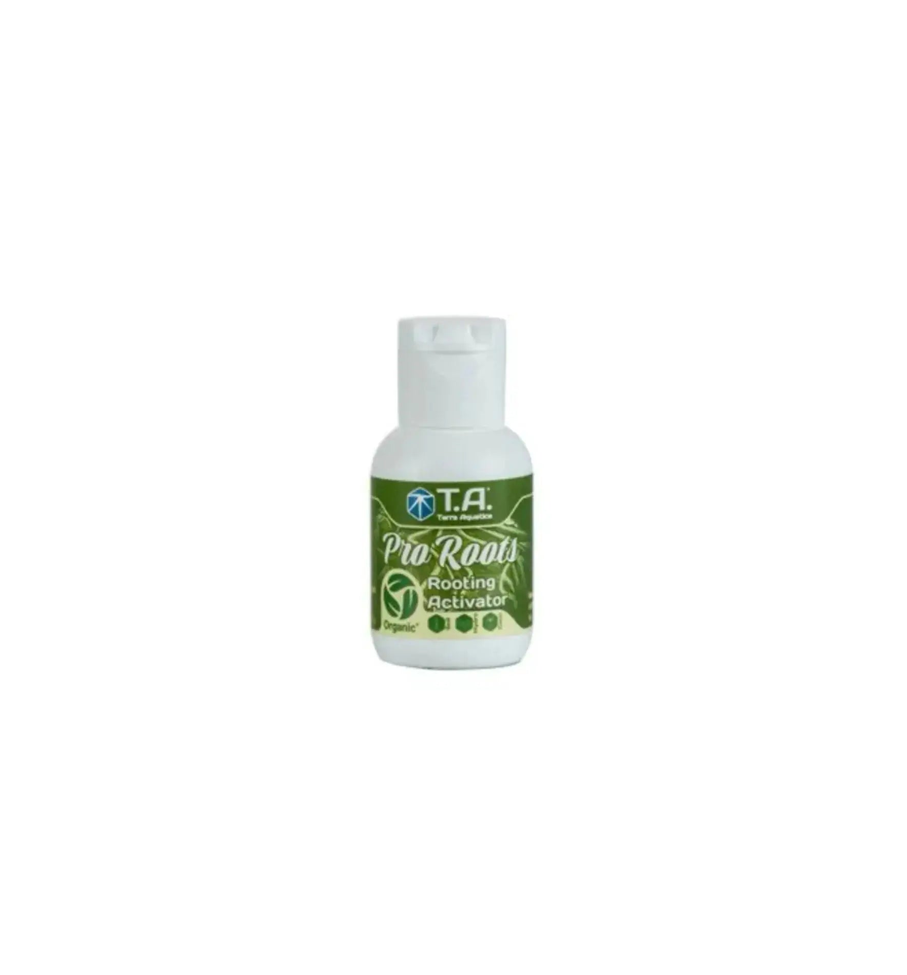 Terra Aquatica Pro Roots Dünger in 30 ml Flasche, ideal für gesunde Pflanzenwurzeln, sichtbar in der Produktflasche