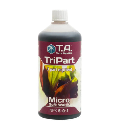 Terra Aquatica TriPart® Micro Dünger in 500 ml Flasche für hartes Wasser, ideal für gesunde Pflanzenwachstum