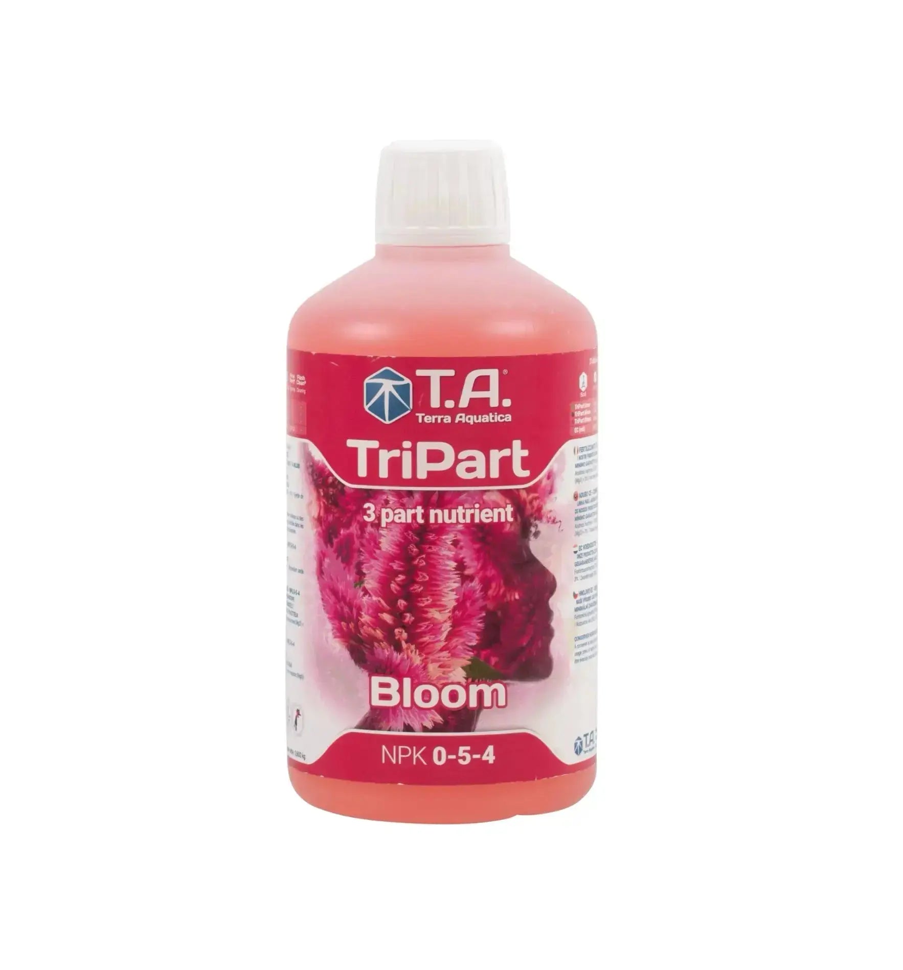 Terra Aquatica TriPart® Bloom Dünger in 500 ml Flasche, flüssiger Pflanzennährstoff für gesunde Blüten und Pflanzenwachstum