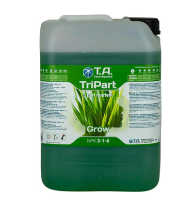 Terra Aquatica TriPart® Grow Düngerflasche, 500 ml, biologischer Pflanzen-Dünger für kräftiges Wachstum
