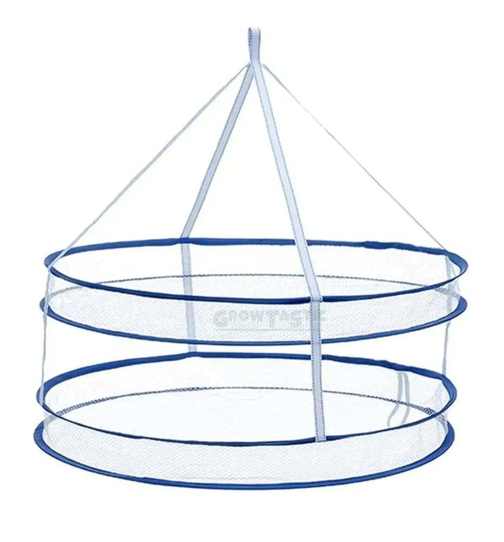 Trintech Trocknungsnetz, 60 cm rund, 2-lagig, faltbar, für effizientes Trocknen von Kleidung oder Wäsche