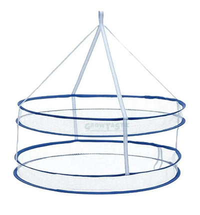 Trintech Trocknungsnetz, 60 cm rund, 2-lagig, faltbar, für effizientes Trocknen von Kleidung oder Wäsche