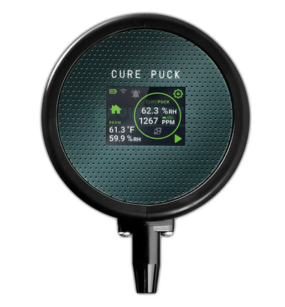 Twister Technologies Cure Puck Kontroller, schwarze Oberfläche, ergonomisches Design, für präzise Steuerung