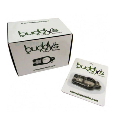 Zensmoke Buddy's Klappschere, faltbare Schere mit ergonomischem Griff und scharfen Klingen, ideal für unterwegs und präzises Schneiden