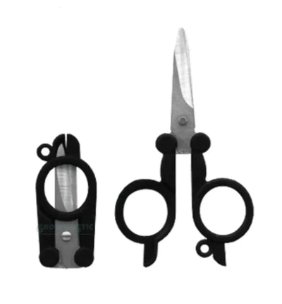 Zensmoke Buddy's Klappschere, faltbare Schere mit ergonomischem Griff, ideal für unterwegs und präzises Schneiden.